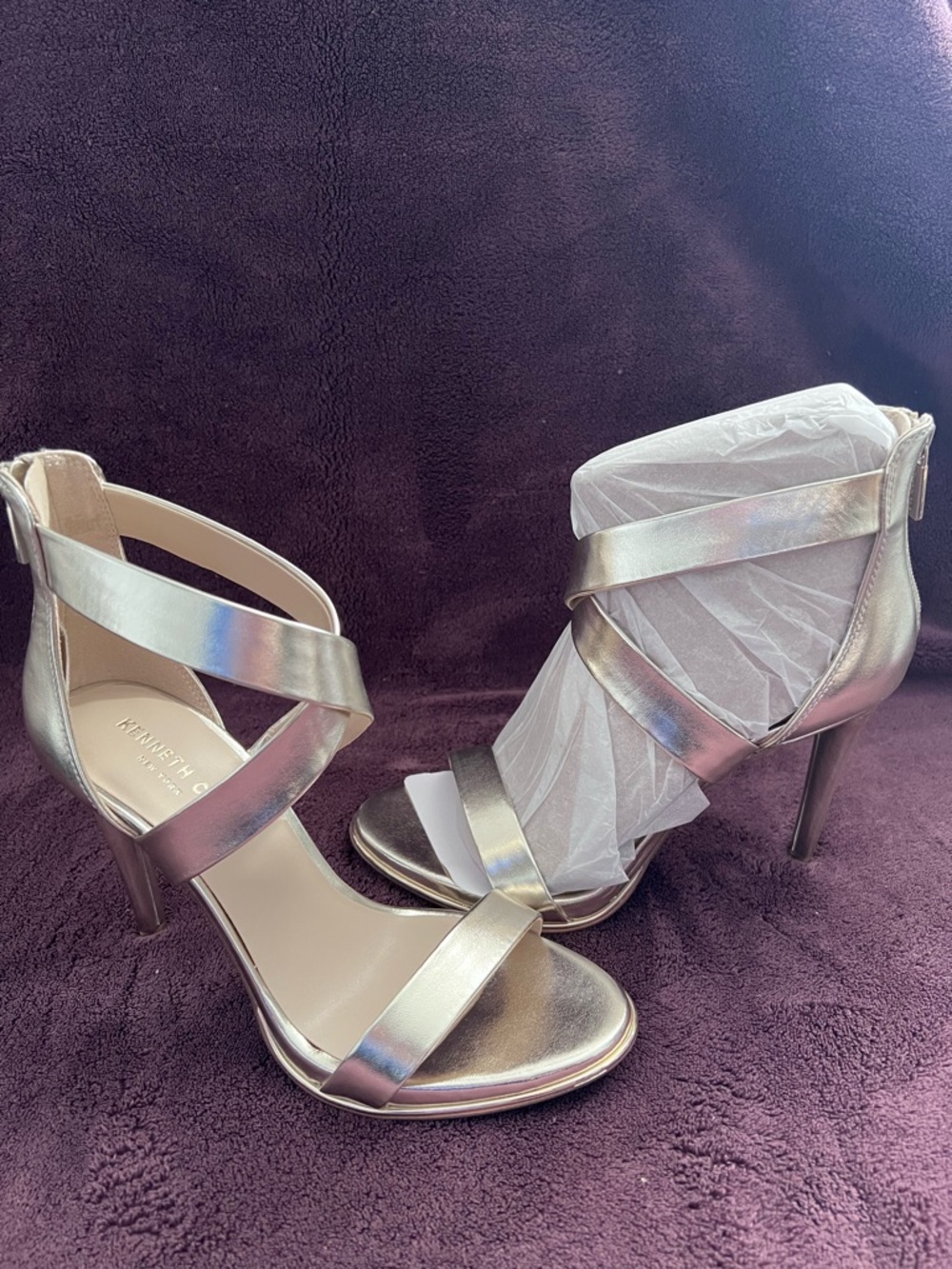 Kenneth Cole Brooke Cross High Heel Sandals